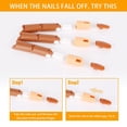 thumbnail image 4 of Mystery Nail Art Practice Fingers for Acrylic Nails with Detachable Base & 100 PCS Nails, 3PCS Adjustable Fake Fingers Kits for Hand Nail Art Training Display Decoration Tools Set, 4 of 7