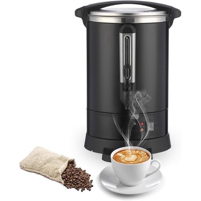 Urna de café GarveeHome, 18 litros, 4,8 galones, 120 tazas, acero inoxidable