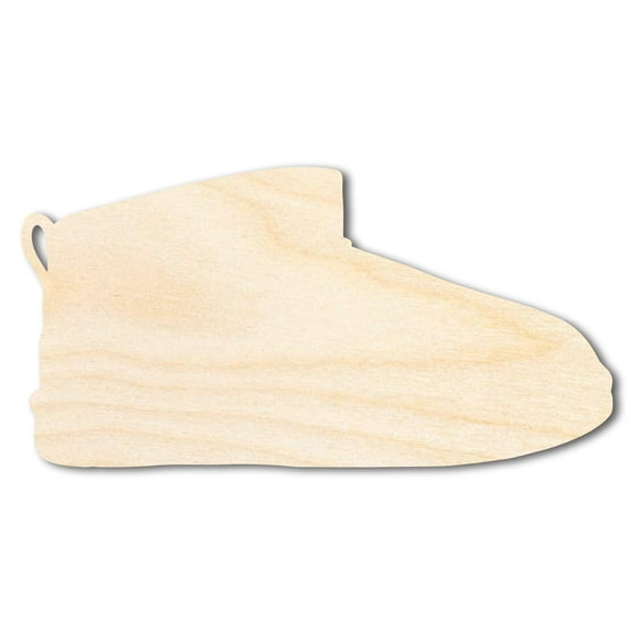 Unfinished Wood Winter Boot Shape 10" / 1/4"