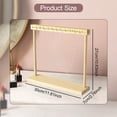 thumbnail image 7 of FVDPWYE Necklace Display Holder Jewelry Display Rack Wood Anti Slip Base Necklace Hanger 12 Hooks, 7 of 7
