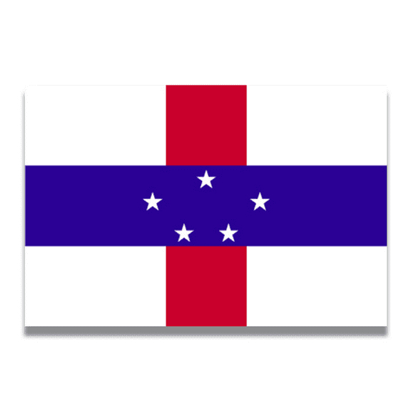 Magnet Me Up Netherlands Antilles Flag Vinyl Automotive Magnet Decal, 4x6 Inches