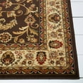 thumbnail image 6 of Home Dynamix Royalty Elati Indoor Traditional Ornate Damask Area Rug, Brown/Ivory, 43"x62", 6 of 6
