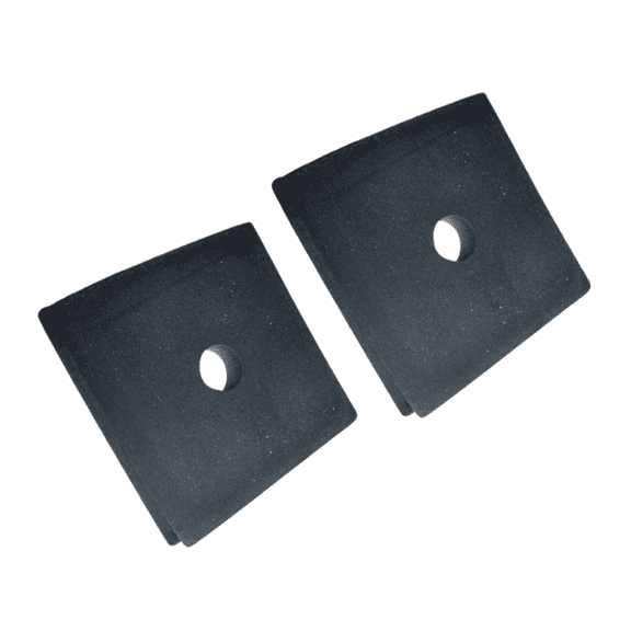 2-Pack Radiator Mounting Cushions, Compatible with Ford Tractor Models 2N 8N 9N, Replaces OEM Part Numbers B9NN8125A C5NN8125A