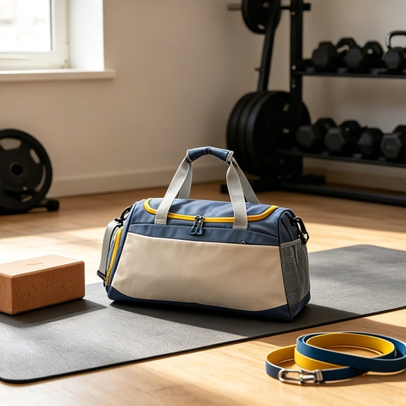 Byujiro Multifunctional Sports Duffle Bag, Large Capacity Gym Bag with Wet Dry Separation Pocket, Detachable Shoulder Strap Carry Tote, Versatile Handbag for Yoga, Swimming, Fitness Training