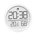 thumbnail image 3 of Reloj de pared digital de 2,9 pulgadas, funciona con pilas, multifuncional, 12/24 horas. Blanco, 3 of 9