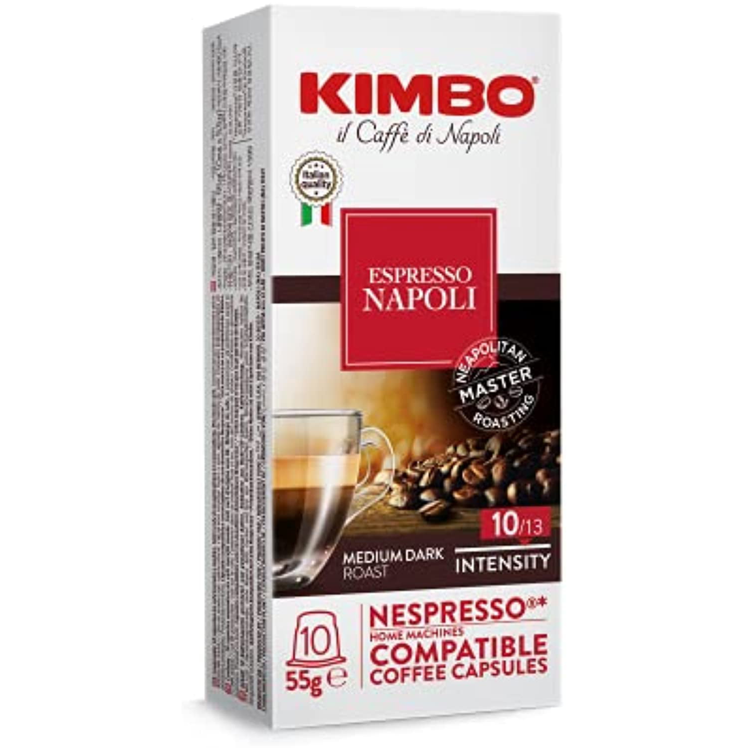4 Boxes Of Kimbo Espresso Napoli Capsules -