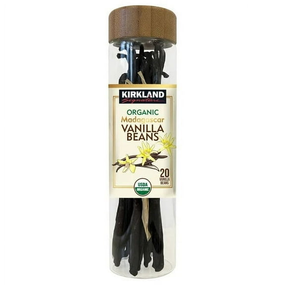 Kirkland Signature Organic Madagascar Vanilla Beans, 20 Count