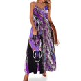 thumbnail image 1 of Vestido sin mangas morado de caballo vestidos de verano para mujer 2024 Vestido mujer, 1 of 7