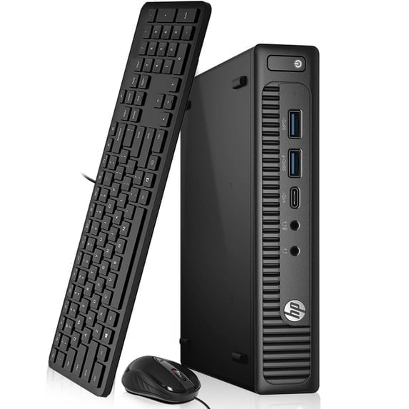 Restored HP ProDesk 600 G2 Tiny Desktop PC, Intel Core i7-6700T, 16GB, RAM 1TB SSD, New BTO Wi-Fi, Windows 10 Professional (Refurbished)
