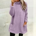 thumbnail image 2 of Womens Sweaters For Women Winter Warm Thickening Loose Coat Jacket Casual Style Plus Size Polyester 1X Top S Fall Sweaters For Women, 2 of 9