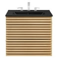 thumbnail image 5 of Modway Render 24" Wall-Mount Bathroom Vanity in Oak Black, 5 of 9