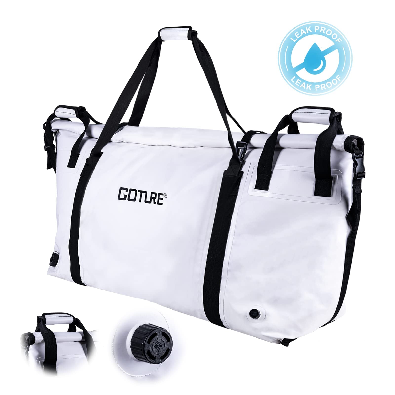Goture Insulated Fish Cooler Bag, Monster Leakproof Fish Kill Bag, Portable Large Fishing Cooler