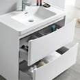 thumbnail image 5 of Fresca Tuscany 32" Glossy White Free Standing Modern Bathroom Vanity with Medicine Cabinet, 5 of 8