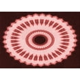 thumbnail image 1 of Ahgly Company Machine Washable Indoor Rectangle Transitional Pastel Pink Area Rugs, 8' x 10', 1 of 7