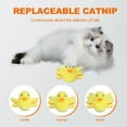 thumbnail image 2 of Cat Toys Rechargeable Flapping Duck, 2024 New Flapping Duck Cat Toy, Touch Activated Kitten Plush Toy Interactive Cat Exercise Toys with Lifelike Quacking Sound (1 PC), 2 of 5