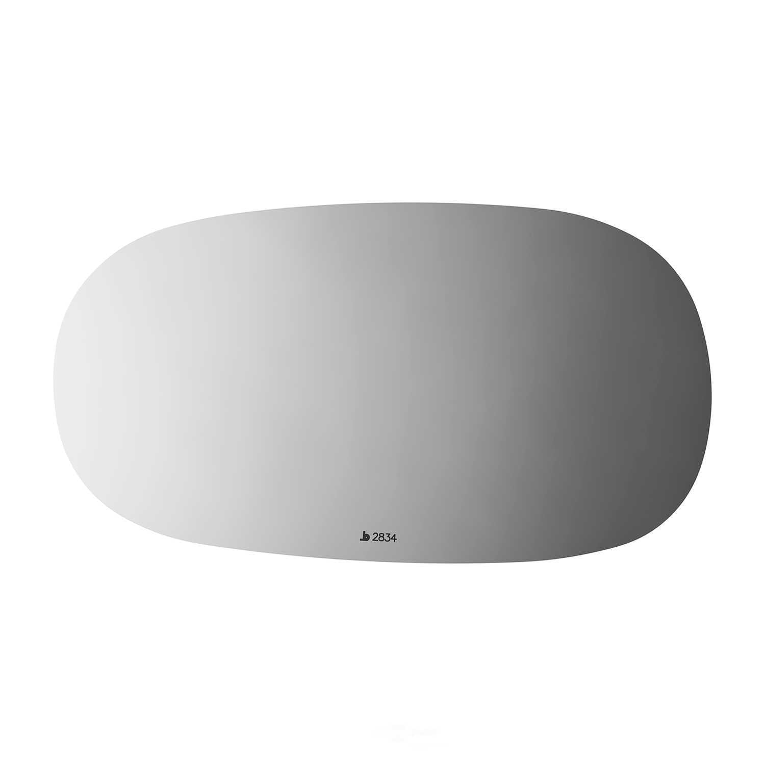 Burco Side View Mirror Replacement Glass - Clear Glass - 2834