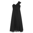 thumbnail image 2 of Alvivi Kids Flower Girls One-Shoulder Ruffles Chiffon Bridesmaid Dress, 2 of 7