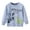 Light Blue, variant on Little Boys Long Sleeve Shirts Casual Round Neck Pullover with Prints Fall Fashion Clothing Size 5-6T,Blue