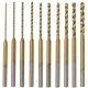 thumbnail image 1 of Micro Twist Drill Bit Set - 10Pcs 0.6mm-2.2mm Tiny Drill Bit 2.35 Shank HSS Mini Engraving Drill Bits Hole Drilling Tool, 1 of 5