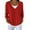 A Red, variant on Christmas Cardigans for Women Plus Size Long Sleeve Casual Print Button Down Knit Christmas Sweaters Coats