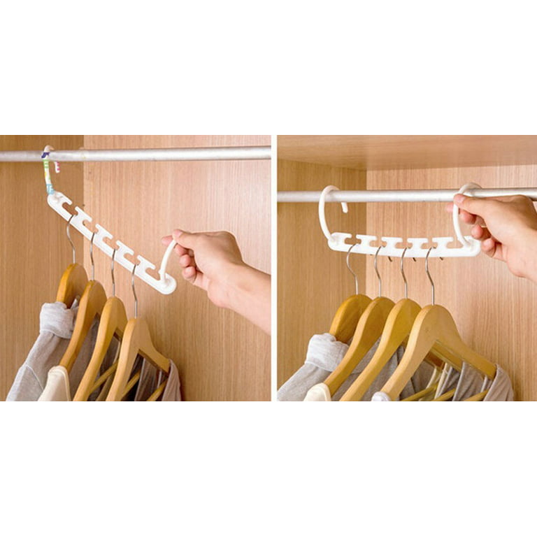 Multi-hole Plastic Hangers, Foldable Heavy Duty Clothes Hanger, Household  Space Saving Organizer For Bedroom, Closet, Wardrobe, Home, Dorm, Back To  School Essential - Temu Japan