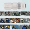 thumbnail image 3 of Aviation Connector, IP67 Waterproof Plug And Play AC50V DC60V Flame Retardant Sturdy M12 4 Pin Connector  For Outdoor Lighting, 3 of 8