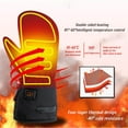 thumbnail image 2 of Guantes Térmicos para Mujer Guantes Térmicos Recargables Pantalla Táctil Antideslizante Forro Polar Guantes Térmicos de Invierno para Ciclismo Esquí YUNYI BRAND Deportes, 2 of 8