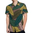 thumbnail image 4 of High Quality Hawaiian Shirts for Men Short Sleeve Aloha Beach Shirt Floral Summer Casual Button Down Shirts Blouses TZ7346, 4 of 7
