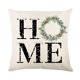 thumbnail image 1 of Linen Merry Christmas Pillow Cover 45x45cm Throw Pillowcase Winter Christmas Decorations for Home Tree Deer Sofa Cushion Cover, 1 of 4