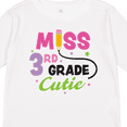 thumbnail image 4 of Inktastic Miss 3rd Grade Cutie with Pencil and Stars Girls Long Sleeve Toddler T-Shirt, 4 of 5
