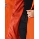 thumbnail image 5 of Abrigo largo de invierno con cinturón para mujer, clásico, de cuello alto, de manga larga, color naranja, 5 of 6