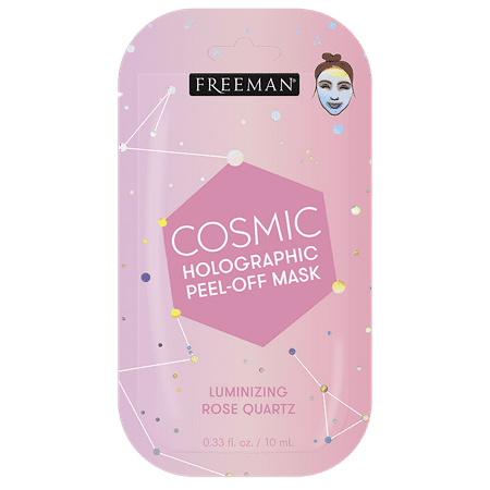 Holographic peel off mask