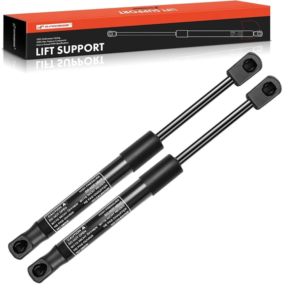 A-Premium Front Hood Lift Supports Shock Struts Compatible with Select Mini Models - Cooper 2007 2008 2009 2010 2011 2012 2013 2014 2015 (2PC Set)