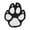 White, variant on Cat Paw Embroidered DIY Iron on or Sew-on Decorative Patch Badge Emblem Appliques Pet Animal Love Zoo Aquarium Series
