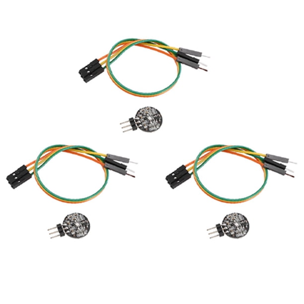 2X Sensor de Pulso Sensor de Ritmo Cardíaco Heart Beat PulseSensor para , Rojo Y Negro