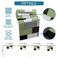 thumbnail image 6 of Burlap Table Runner 90 Inches Long,Green Color Block Abstract Geometric Non-Slip Kitchen Table Runners for Dining Room Everyday Use Party Table Decorations Minimalist Style, 6 of 9