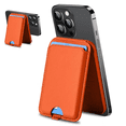 thumbnail image 1 of Cartera con tarjetero magnético para iPhone - Cartera de cuero con imán compatible con MagSafe Soporte de billetera para la parte posterior de la serie Apple Phone 15/14/13, 1 of 7