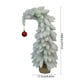 thumbnail image 3 of Árbol de Navidad con Cabeza Torcida - Decoración Navideña de Mesa de Plástico Rosa o Blanco de 20 Pulgadas para El Hogar, 3 of 5