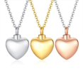 thumbnail image 3 of facefd Collier d'Urne Commémorative Ouvrante Mode Amour Coeur pour Fête Jour d'Action de Grâce Doré, 3 of 9