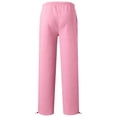 thumbnail image 6 of CPNG Girls Wide Leg Sweatpants Solid Color Elastic High Waist Baggy Casual Pants Loose Street Style Jogger Pants, 6 of 9