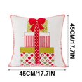 thumbnail image 2 of Christmas Pillow Christmas Throw Pillows Peppermint Pillows Red And White Christmas Decorations Cute Plush Pillow Christmas Decorative Cushion Cover, 2 of 7