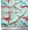 Pastel Mint, variant on Soimoi Gray Cotton Duck Fabric Red Berries & Bulbul Bird Print Fabric by the Yard 58 Inch Wide