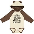 thumbnail image 3 of Inktastic My Yaya and Papou Love Me Girls Long Sleeve Baby Bodysuit, 3 of 5