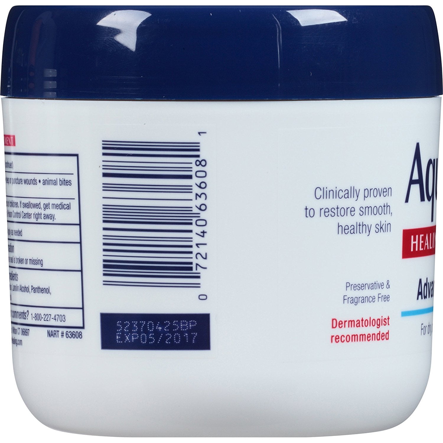 Aquaphor Healing Ointment, Dry, Cracked and Irritated Skin Protectant, 14 Oz (Pack of 2)