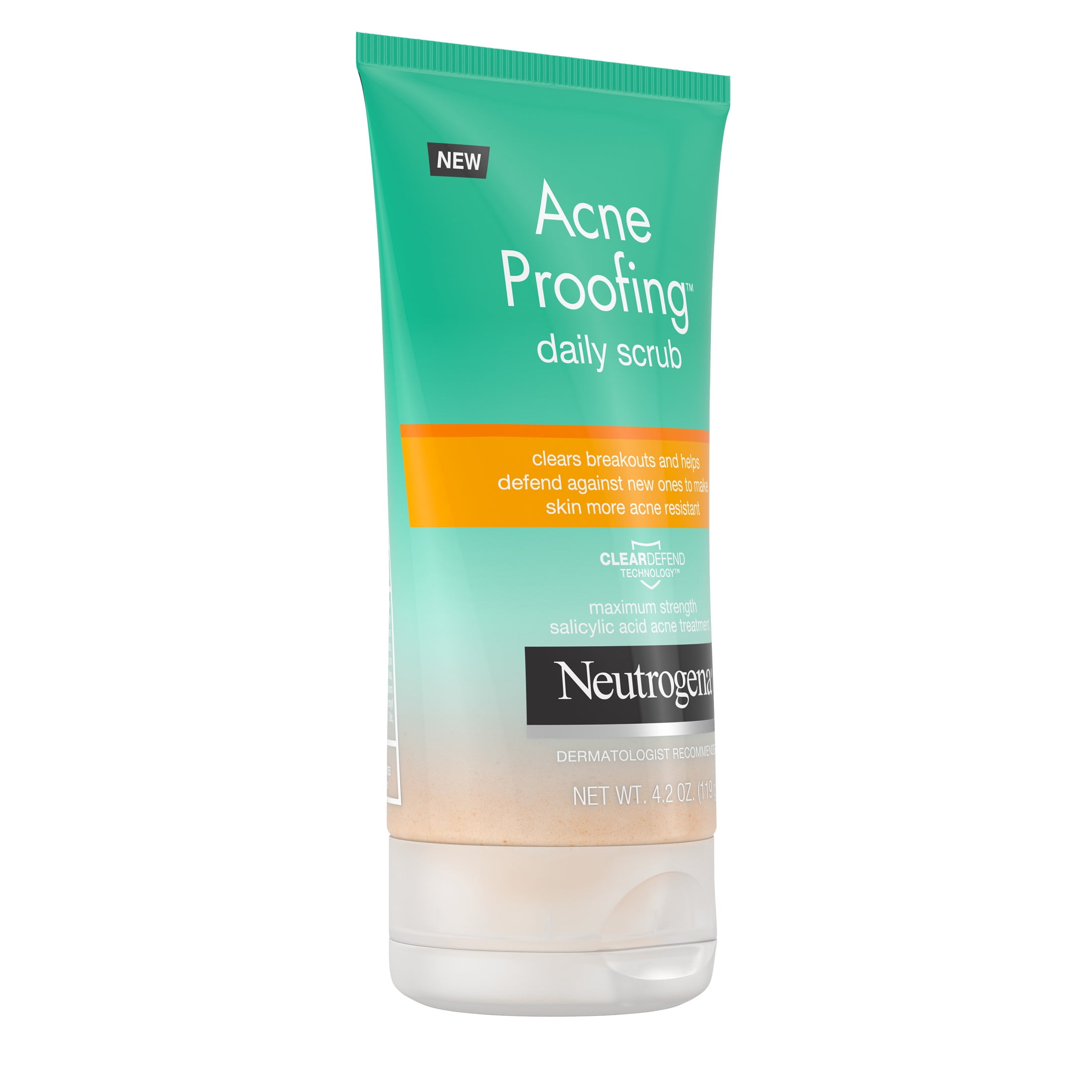 Neutrogena Acne Proofing Exfoliating Facial Scrub, 4.2 oz