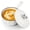 White, variant on Walchoice 1QT Sauce Pan, Enameled Cast Iron Saucepan Dutch Oven Pot with Lid, 1 Quart Small Cooking Sauce Pot, Nonstick & Oven Safe - Orange