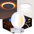 thumbnail image 1 of Luz LED empotrable CycevSun, paquete de 16, 15 cm, regulable, 120 V, 1 of 8