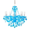 thumbnail image 3 of angelo:HOME Fulton Chandelier 8 Light in Candy Blue, 3 of 3
