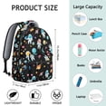 thumbnail image 2 of Nebula Galaxy Students Backpack Outer Space Celestial Cosmic Design, Durable and Adjustable Strap School Bag for Students, 2 of 4