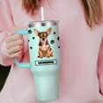 thumbnail image 6 of Chihuahua Gift for Dog Owner,40oz Chihuahua Tumbler with Handle Insulated Reusable Stainless Steel Travel Water Bottle (Color 2), 6 of 6
